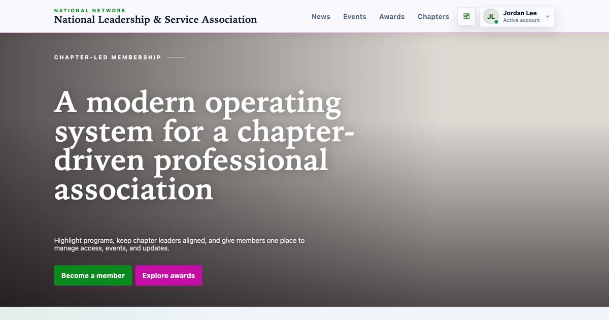 Military OS homepage displaying a saved banner image